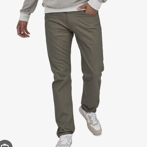 Patagonia Iron Clad Organic Cotton Straight Green Pants Sz.34X30